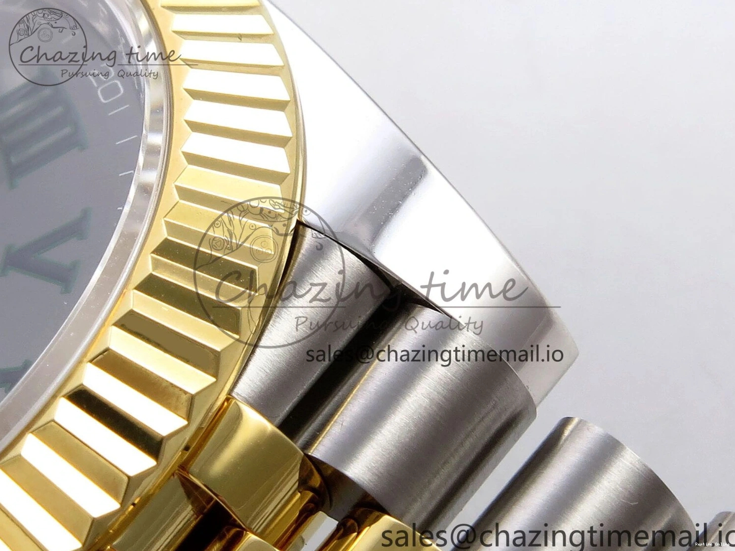 0513 DateJust 41 SS YG ARF 1:1 Best Edition 904L Steel Gray Green Roman Dial on Jubilee Bracelet SH Casual 1245
